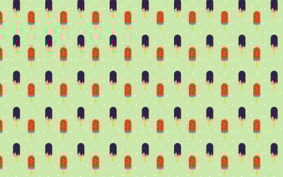 Солодкий десерт безшовні візерунок вектор