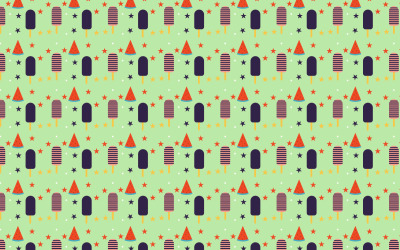 Vecteur de motif de fond d&amp;#39;écran de magasin de crème glacée