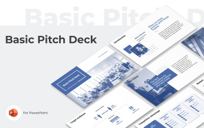 Basic Pitch Deck PowerPoint Presentation Template