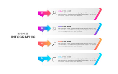 Presentation business infographic designmall vektor idé