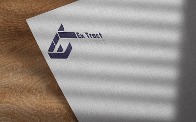-Ex Tract-Logo digitale Vorlage