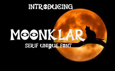 Moonklar - Display Serif Font