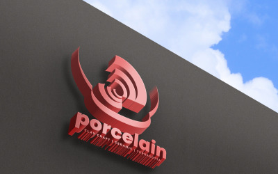 Industrieel Clay Craft Terracotta en Keramisch Porselein Logo
