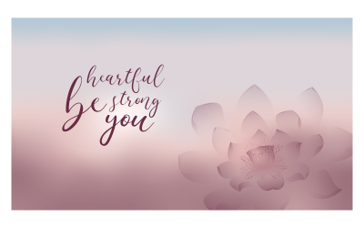 Red Background with Inspirational Message of Being You