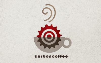 -CARBONECOFFEE- Modèle de logo professionnel