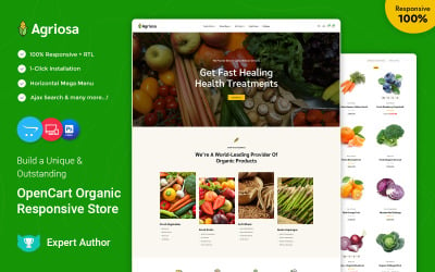 Agriosa - Thème OpenCart Légumes, Fruits et Épicerie