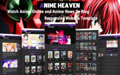 Anime Website Concept  Webpage design, Wordpress website design