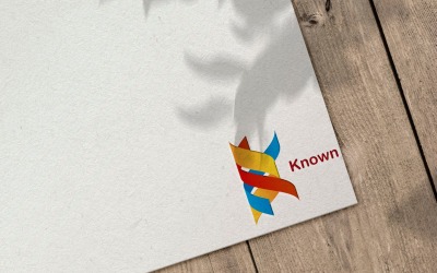 k lettre connue logo numérique