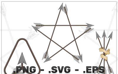 vector design of different types of arrows