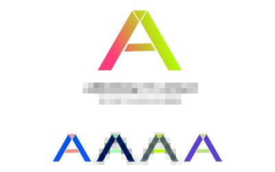 Abstrakt Logotyp - Bokstaven A Logotyp