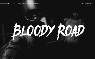 Bloody Road | Brush Display