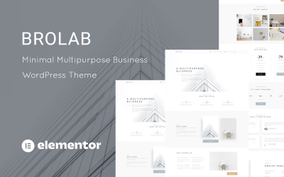 Brolab - Tema multipropósito de WordPress para empresas