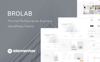 Brolab - Thème WordPress professionnel polyvalent