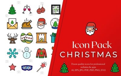Christmas Mega Pack (50 high quality Icons)
