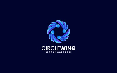 Circle Wings Gradiens logó