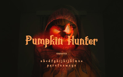Hunter Hellowen Textured Font