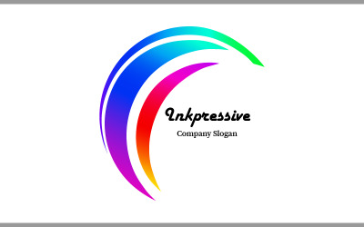 Inkpressive векторний логотип шаблон