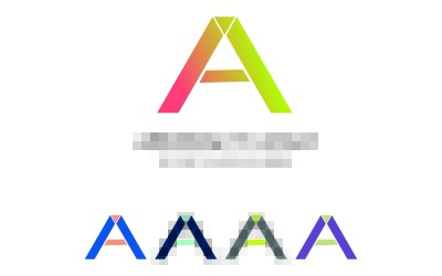 Logo Abstrato - Logo Letra A