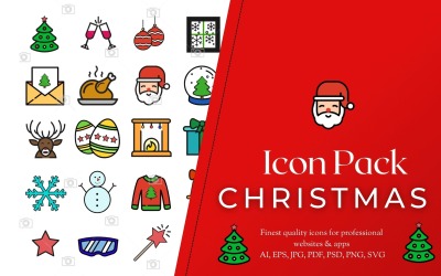 Mega pack di Natale (50 icone di alta qualità)