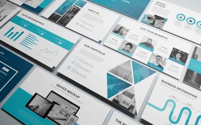 Шаблон презентации PowerPoint для современного бизнеса — Премиум-шаблон