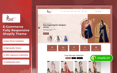 Sareeify - Tema multiuso Premium Fashion Shopify 2.0