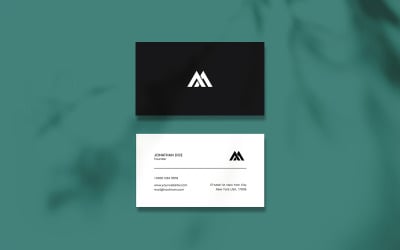 Free Minimal Business Card Template 03