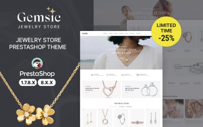 Gemsic Jewelry and Fashion Tema PrestaShop
