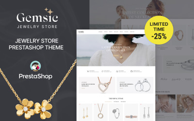 Gemsic Takı ve Moda Mağazası PrestaShop Teması