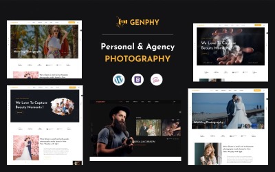 Genphy - Fotografie WordPress Téma