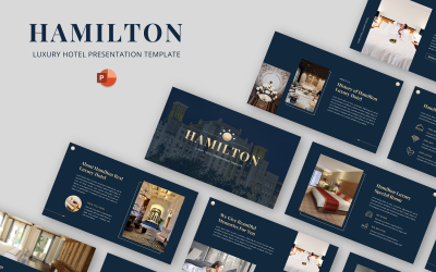 Hamilton - šablona luxusního hotelu Powerpoint