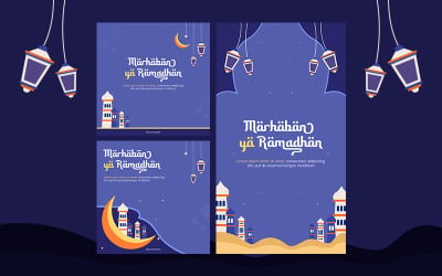 Marhaban ya Ramadan - Bannermalplaatje voor sociale media