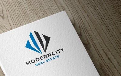 Modello Pro di logo della città moderna