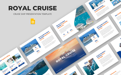 Royal Cruise - modelo de slide do Google para navio de cruzeiro