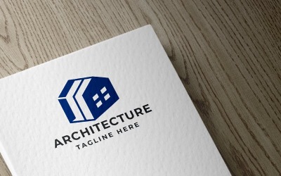 Шаблон логотипа архитектуры Pro