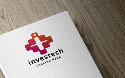 Шаблон логотипа Investech Pro