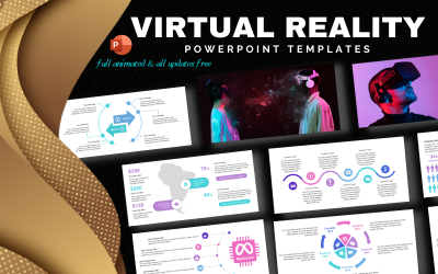 Tecnología de Realidad Virtual Plantillas de PowerPoint