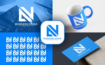 Design del logo della lettera AV professionale per la tua azienda - Identità del marchio