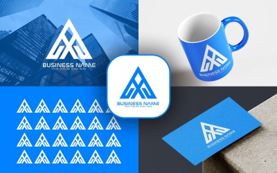 Design professionale del logo della lettera AX per il tuo business - Identità del marchio