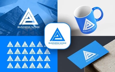Design professionale del logo della lettera AZ per il tuo business - Identità del marchio