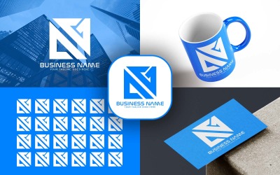 Design profissional de logotipo de carta AG para sua empresa - identidade de marca