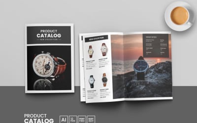 Multipurpose product catalog template and business brochure catalogue layout design