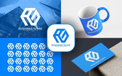 Ny professionell AG Letter-logotypdesign för ditt företag - varumärkesidentitet