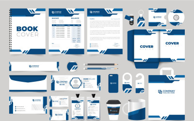 Design för marknadsföringspaket för varumärkesidentitet