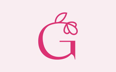 Hermosa Moda Belleza Logo Letra G