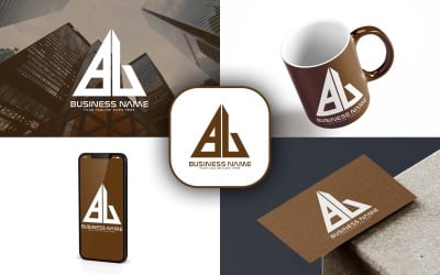 Professional BU Letter Logo Design per il tuo business - Identità del marchio