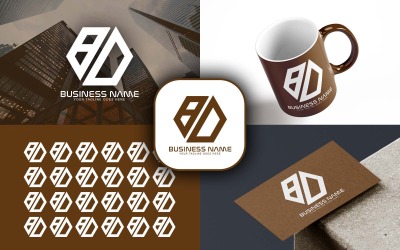 Professioneel BO-letterlogo-ontwerp voor uw bedrijf - merkidentiteit