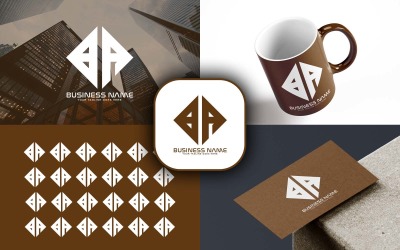 Professionell BA Letter Logo Design för ditt företag - varumärkesidentitet