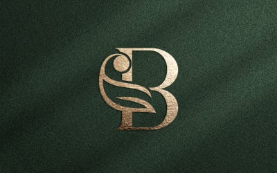 Cosmetische Beauty Spa Massage Bruiloft Logo B