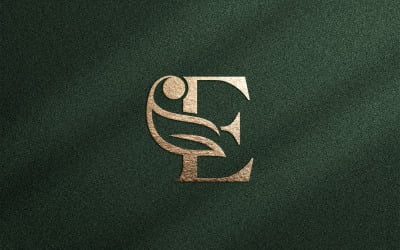 Косметический салон красоты спа массаж свадебный логотип E