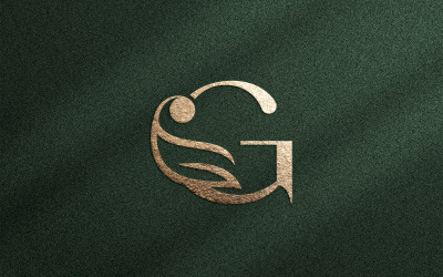 Kosmetisches Schönheits-Spa-Massage-Hochzeits-Logo G